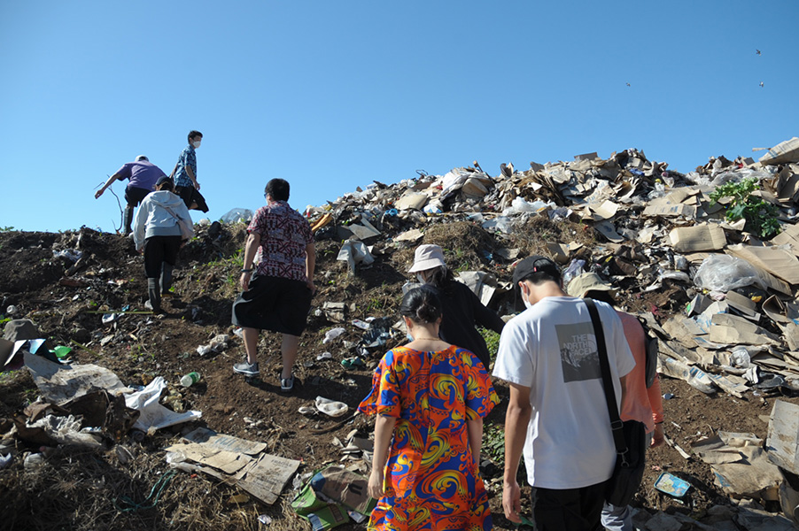 現地プログラム ごみ山